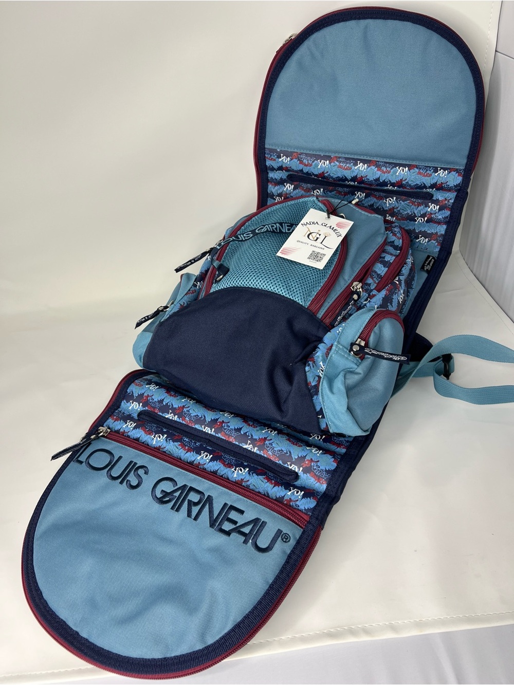 Louis Garneau Blue Backpack - Picture 8 of 11
